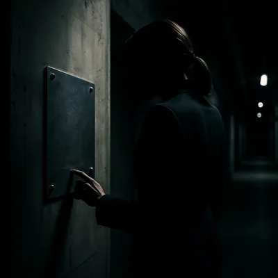 Close up of a local GRM officer hand handing a simple form to a community member seated on a bench under a neem tree in rural Rajasthan India