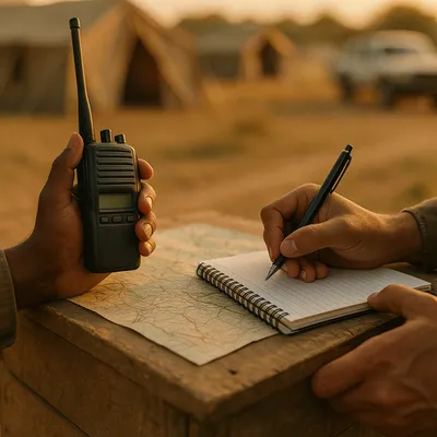 Interlocking gears representing security and business continuity